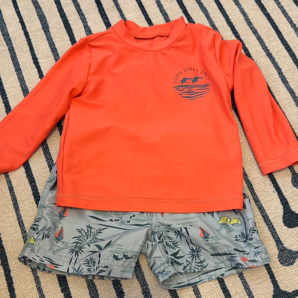 Kids Orange Swim Set
